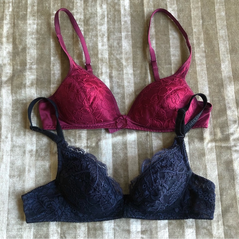 Two bras